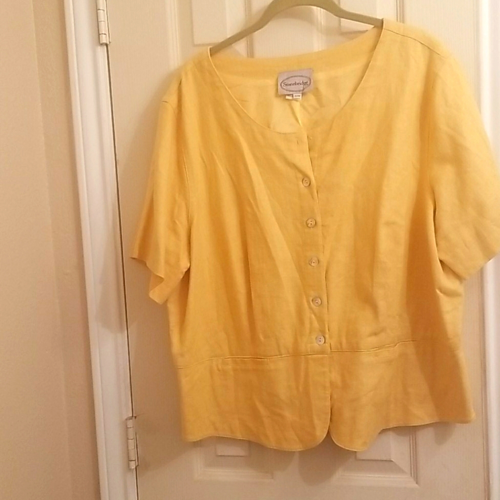 Vintage linen top